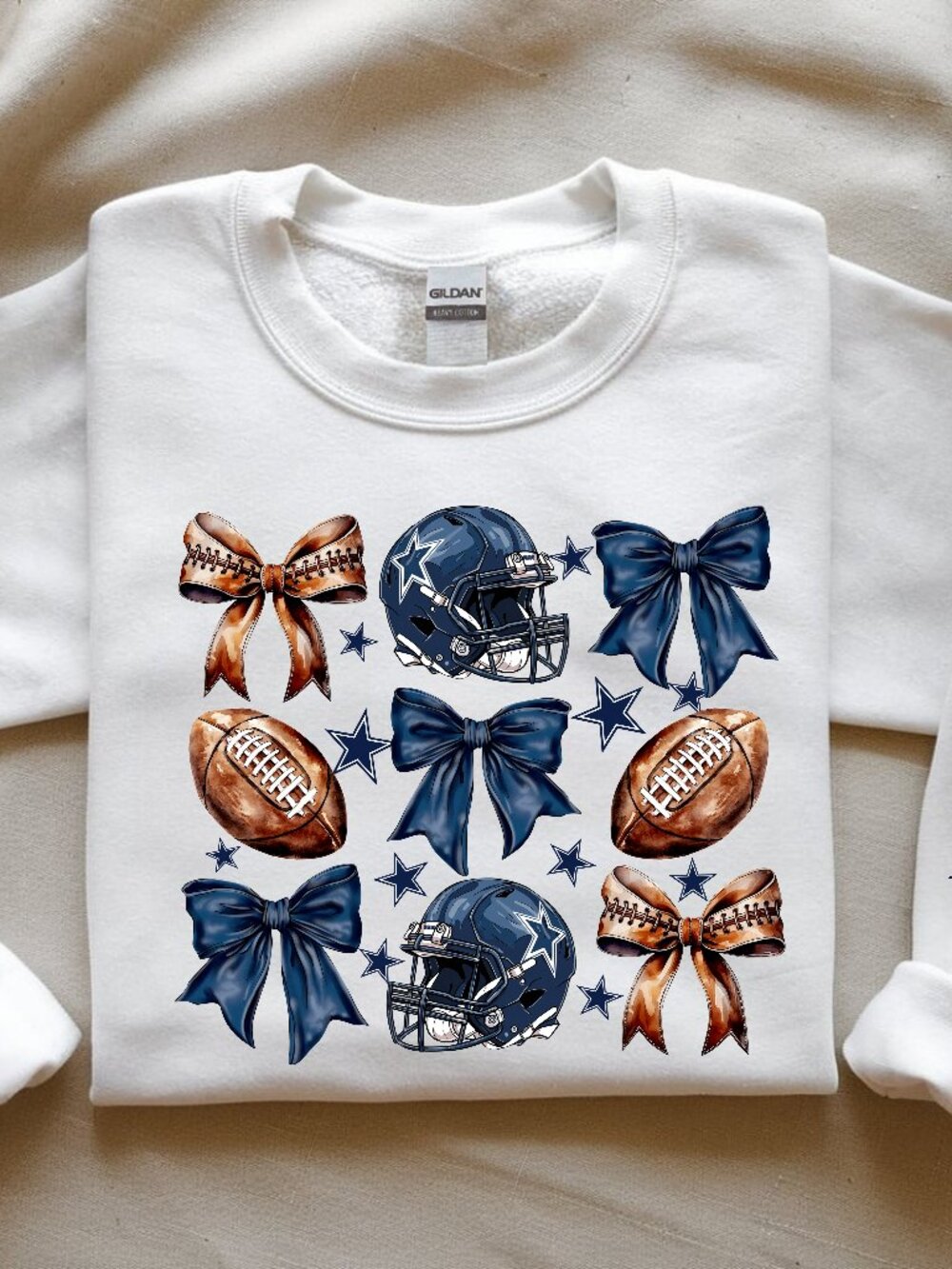 Gildan Coquette TX Football Sweatshirt